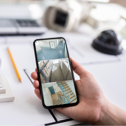 Florence security camera feed on cell phone